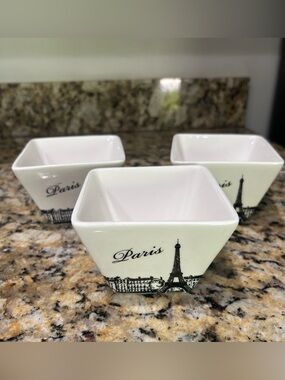 Ciroa Simple Serve Paris  Porcelain Bowl set of 3